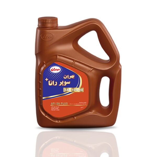 روغن موتور بهران مدل سوپر رانا پلاس SAE 10W-40 حجم 4 لیترSN