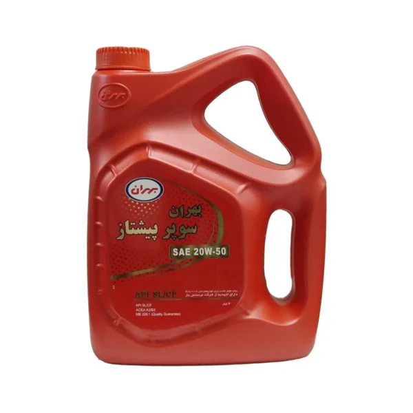 روغن موتور بهران سوپر پیشتاز SL 20w50 حجم 4 لیتر