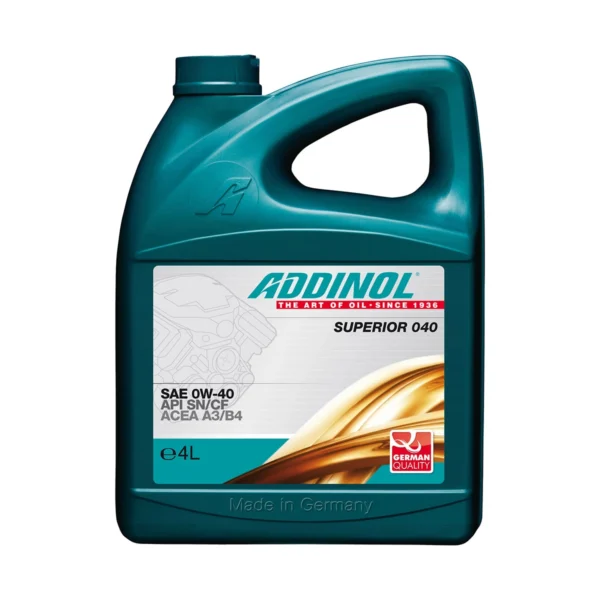 قیمت وخرید روغن موتور ادینول 0W-40 حجم چهار لیتر